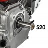 Двигатель бензиновый 4Т DDE E650-S20